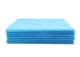 20 hojas desechables impermeables para mesa de masaje, fundas de cama, resistencia a los fluidos, 78,7 x 198,1 cm, color azul