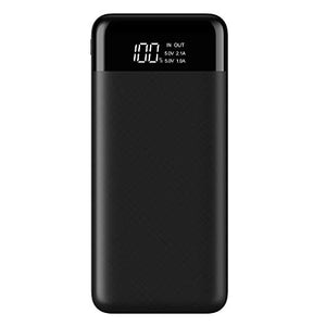 Power bank 20000 mAh Banco de Energía Cargador Batería Con Pantalla LED, Pila Carga Rápida Salida USB de Alta Velocidad Original,Compatible para Laptop Macbook Pro Redmi Book Huawei Matebook iPhone Ideal para regalo