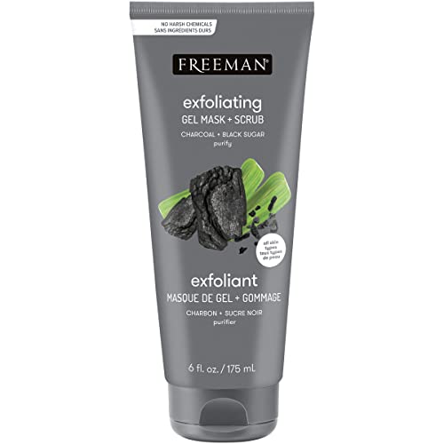Freeman Facial Charcoal and Black Sugar Polish Mask, 6 Oz