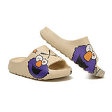 ▶ Pantuflas de almohada unisex para mujeres y hombres, cómodas de EVA, súper suaves de secado rápido, sandalias ligeras de verano para masaje de spa para parejas adultas, interiores y exteriores, Azul / Patchwork, 11.5 Women/10.5 Men