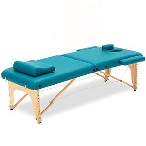 Camilla De Masaje Portátil Cama De Masaje para SPA Cama De SPA Plegable, Altura Ajustable Mesa De Masaje 2 Colgador De Mesa De Salón De Masaje Plegable Cama De Salón De Tatuajes Faciales