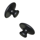 Piedras de Masaje Profesional basalto de Lava Natural Piedra Caliente Piedra de energía Hongo en Forma de Cabeza para Terapia de Masaje SPA 2 Piezas