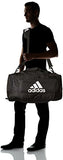 adidas Defender III Duffel Bag, Black/White, Small