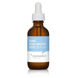 Cosmedica Skincare SUERO PURO DE ACIDO HIALURONICO 2 oz. Retiene su peso hasta 1000 veces en agua. Incrementa los niveles necesarios de humectación en la piel.