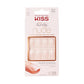Kiss Salon Acrylic Nude French Nails, Cashmere, 31 Count
