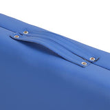 ▶ Cama De Masaje  Portátil, Cama de Pestañas Profesional Plegable, Cama de Masaje Cómoda Ajustable con Bolsa de Transporte Y Soporte de Acero Inoxidable Engrosado para Salón, SPA, Hogar, Oficina (Azul)