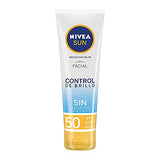 Nivea Sun Protector Solar Facial Control De Brillo Fps 50+, 50ml