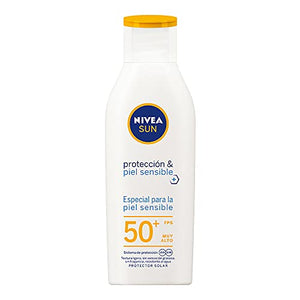 Nivea Sun Protector Solar Loción Fps 50+ Para Piel Sensible Protect & Sensitive, 200ml