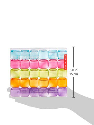 Cubitos de Hielo, Plástico, Multicolor, 16.3 x 2.8 x 13.8 cm