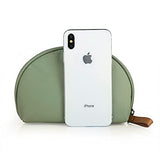 Bolsa de cosméticos para bolso de viaje, práctica bolsa de maquillaje para mujeres y niñas (verde)
