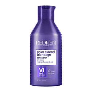 Redken Acondicionador Matizador Morado para Cabello Rubio 300Ml Color Extend Blondage