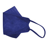 Best Trading 50 Cubrebocas KF94 Ligero y Certificado, Tapabocas con 4 Capas de Protección contra Partículas, Ajustador Nasal Oculto, Tecnología Coreana (Azul Marino)