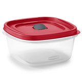 Rubbermaid - Recipiente para alimentos con tapa, Rojo, 5-Cups - Quantity 1, 1