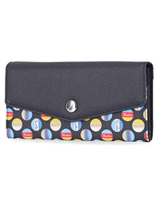 Nautica Money Manager RFID - Cartera organizadora de embrague para mujer, indigo