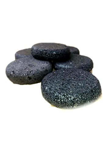 12 Piedras Volcánicas Calientes para Masajes en Spa