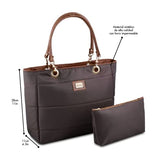 Bolsas de Mujer con Cosmetiquera para Maquillaje Tote Bag (Bolsa Austin Café Unitalla)
