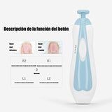 Torno para Uñas, Lima de Uñas Eléctrica, 6 en 1 Taladro de Uñas Eléctrico Profesional，Manicura y Pedicura