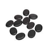 14 Piedras Calientes para Masaje, Juego de Masaje de Piedras Calientes, Masaje de Energía de Spa Caliente Natural, Herramienta de Cuidado de la Salud del Cuerpo de Piedra de Basalto, Calentador de Pie
