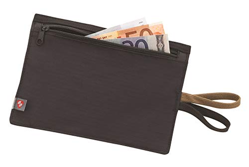 Lewis N. Clark RFID-Blocking - portafolios para cinturón de viaje oculta, Rfid - Cinturón para billetes y tarjetas de crédito, Negro, Una talla
