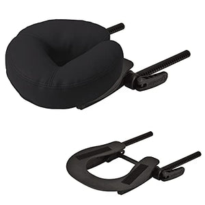 Mesa de Masaje Ajustable de Lujo – Mesa de Masaje/Silla de Masaje, Plataforma reposacabezas con Almohada Facial, Color Negro