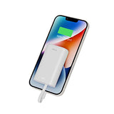 ▶ Cargador portátil de 9000 mAh Ultra Compacto con Cable Integrado, Paquete de batería Externa pequeña Compatible con iPhone 14/14 Plus/14 Pro Max/13/13 Mini/13 Pro Max/12/12/Pro/11/XR/XS/X/8/7/6