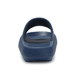 - Sandalias de almohada antideslizantes para mujeres y hombres, suela gruesa suave para interiores y exteriores, 4-azul marino, 11-12 Women/10-11 Men