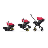 Doona Carriola + Autoasiento para bebé con base para coche color Rojo llama
