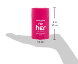 Cuerpo Glide para ella 42.5 gram anti Chafe Bálsamo, Rosado, 1.5oz