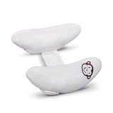Soporte ajustable para la cabeza del cuello de bebés y bebés, cojín de viaje para niños en forma de U para asiento de coche, ofrece protección segura para los niños