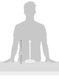 Amazon Basics Soporte redondo para toallas de papel, 13 pulgadas, cromado