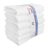 Toallas de Baño, Toallas de alberca, Toallas, Toallas de SPA, Juego Surtido de 6 Piezas. 100% de Algodón. Dimensiones: 130cm x 70cm. Modelo Blanco