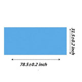 20 hojas desechables impermeables para mesa de masaje, fundas de cama, resistencia a los fluidos, 78,7 x 198,1 cm, color azul