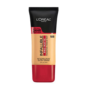 L´Oréal Paris Base de maquillaje Infallible Pro Matte Natural Beige 105 30ml