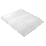 Estantería para botes de especias especial para cajón – práctico accesorio de cocina para organizar especias – Especiero con 3 niveles – Color: transparente/metálico
