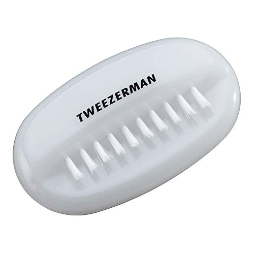 Tweezerman - cepillo para polvo de uñas doble