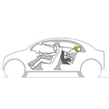 Juguete Para Auto para Bebé Taf Toys Koala in-Car Play Centre Parent and Baby's Travel Companion, Keeps Both Relaxed While Driving. Car Activity Centre with Mirror to Watch Baby from Driver's Seat