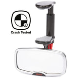 Diono See Me Too Espejo retrovisor para coche, espejo de conductor totalmente ajustable con amplia visión cristalina, inastillable, probado en choques