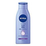 NIVEA Nivea Body Crema Corporal Soft Milk para Piel Seca, 400 ml, Azul