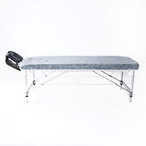 Funda impermeable para mesa de masaje, sábanas bajeras desechables para spa, color blanco, 10 unidades, 36 x 88 pulgadas