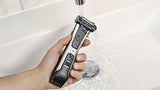 Philips Norelco BG7040/42 Bodygroom Series 7000 - Afeitadora de cuerpo a prueba de ducha con funda y cabezal de repuesto
