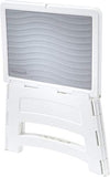 Rubbermaid  Folding 1-Step Plastic Stool, 300-pound Capacity, White