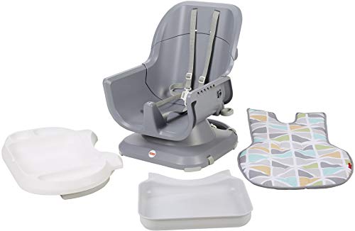 Fisher Price SpaceSaver Silla alta geo Verde Gris Balsamos de Benjui
