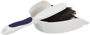 Rubbermaid Escobilla con Agarre cómodo, Juego de Plumero y recogedor, Blanco, 1 Paquete, 1