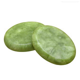Juego de 21 Piezas de Piedras Calientes de Masaje de Jade Verde Oliva con Calentador, Juego de Tabla de raspado de Piedra energética Adecuado para el Tratamiento de relajación SPA