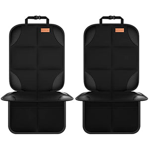 Smart eLf Protectores de Asiento para Coche Impermeable - 2 Piezas Protector de Asiento de Coche para los Asientos de Coche de Bebé Protector Seguro para Asiento Infantil - Compatible Isofix