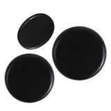 Amagogo de piedras de masaje caliente de 6 piezas, kit de piedras calentadoras de natural para de masaje comunes: cuello, espalda, hombros, 4 x 3 cm