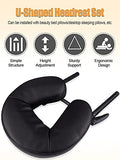 EBANKU - Almohada para el reposacabezas de la mesa de masaje, universal estándar, ajustable, con almohada para mesas de masaje