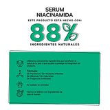 Serum Niacinamida 10% + Zinc + Planta de la Resurrección | Regula la Producción de Grasa | Disminuye Poros e Imperfecciones | Mejora la Textura y Unifica el Tono de tu Piel | Calma y Reduce Irritaciones | Hidratación Facial Profunda y Antiarrugas | Ideal