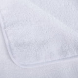 Juego de Toallas de baño de Microfibra Felpa y antipelusa - Secado rápido - Pack de 6 (Blanco)