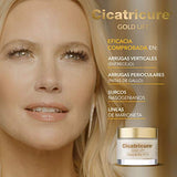 Cicatricure GOLD LIFT, Crema de Día, reduce arrugas gravitacionales, mejora la elasticidad y producción de colágeno, con calcio, silicio, FPS 30 y péptidos con oro, tarro 50 g